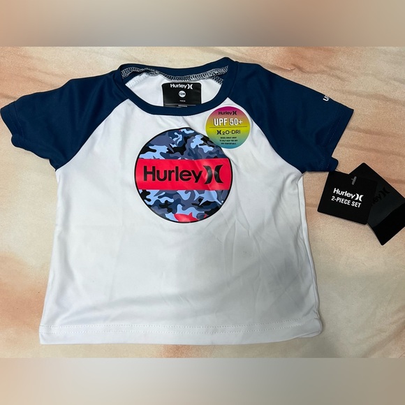 NWT HURLEY BOY’S DRI-FIT SET W/ BOARDSHORTS SZ 12 months [F-40] - Picture 7 of 9